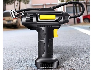 АВТОМОБИЛЬНЫЙ КОМПРЕССОР ПИСТОЛЕТ ДЛЯ НАКАЧАНИЯ ШИН НАСОС 12 В 120 Вт 10 БАР СВЕТОДИОДНЫЙ