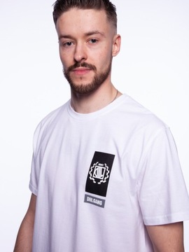 DIIL GANG T-SHIRT BLOCK BIAŁY XL