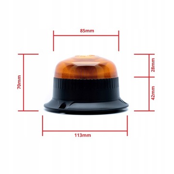 СВЕТОДИОДНАЯ СИГНАЛЬНАЯ ЛАМПА ПЕТУХ 54ВТ 12В 24В МАГНИТ