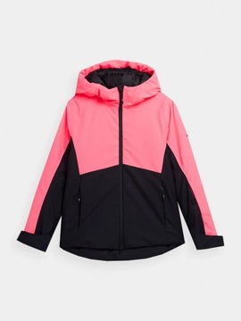 ДЕТСКАЯ ЗИМНЯЯ КУРТКА С КАПЮШОНОМ ДЛЯ ДЕВОЧЕК 4F AW23F292