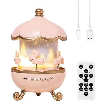 Lampka projektor karpvo różowa)