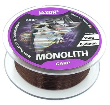 ŻYŁKA JAXON MONOLITH CARP 600m-0,30mm/18kg JAPAN