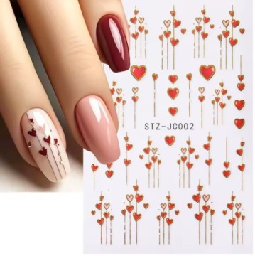 NAKLEJKI NA PAZNOKCIE SAMOPRZYLEPNE STZ-JC002 serca