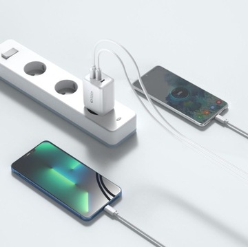 БЫСТРОЕ СЕТЕВОЕ ЗАРЯДНОЕ УСТРОЙСТВО ДВОЙНОЙ USB-C USB CUB МОЩНЫЙ ИСТОЧНИК ПИТАНИЯ 65 Вт QC3.0