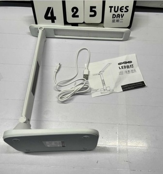 СЕНСОРНАЯ ЛАМПА ШКОЛЬНЫЙ НАСТОЛЬНЫЙ СВЕТОДИОДНЫЙ ЧАСЫ 3 РЕЖИМА ЗАРЯДКА USB