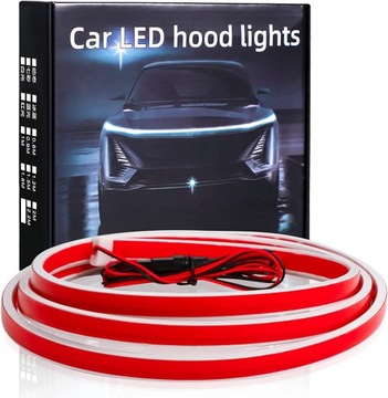 Dynamic car LED light strip, white light