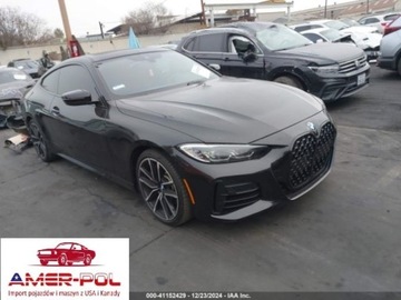 BMW Seria 4 G22-23-26 2021 BMW Seria 4 2021, 3.0L, 4x4, M440I 3.0 Benzyna 382KM