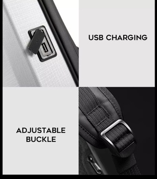 Antykradzieżowy PLECAK biznesowy BANGE na LAPTOPA