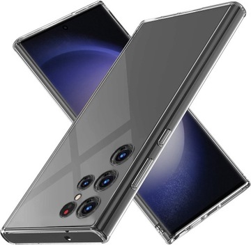 Przezroczyste Etui do Galaxy S23 Ultra, Cover Case