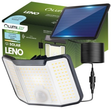 LAMPA SOLARNA HALOGEN NAŚWIETLACZ LED REFLEKTOR Z CZUJNIK RUCHU i ZMIERZCHU
