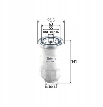 FILTR PALIVA DIESEL VALEO DO NISSAN VANETTE