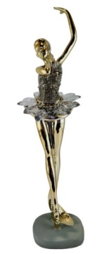 FIGURKA BALETNICA ZŁOTA