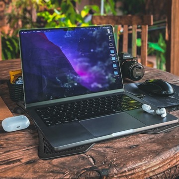 ОХЛАЖДАЮЩАЯ ПОДСТАВКА ДЛЯ НОУТБУКА со светодиодной подсветкой USB