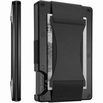 Mens Slim Ridge Male Wallets Brand Luxury Aluminum