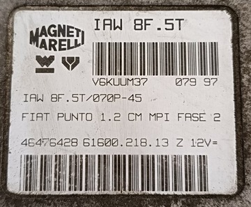 FIAT PANDA I 97 R 1.2 JEDNOTKA ŘÍZENÍ MOTORU