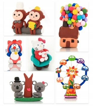 Вспененный пластилин ПОЛИМЕРНАЯ ГЛИНА 60 шт.