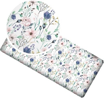 PRZEŚCIERADŁO 90X50 Z GUMKĄ DO KOŁYSKI ŁÓŻECZKA DOSTAWNEGO BAWEŁNA ATEST