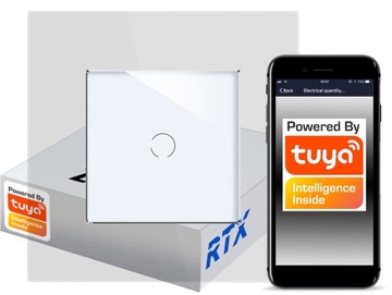 Włącznik Dotykowy 1 obw. ZigBee TUYA RTX SH# bez N