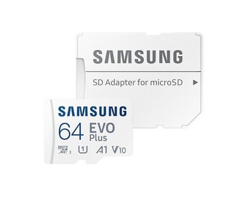 Samsung EVO PLUS microSDXC 64 ГБ UHS-I U1