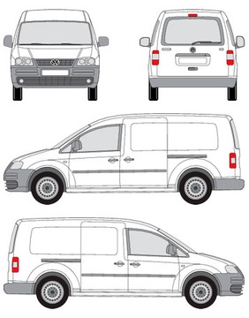 CRUZ 30X20X1,5 922-437 VOLKSWAGEN CADDY MAXI 2007-2011