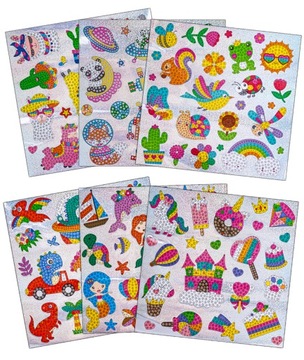 АЛМАЗНАЯ ВЫШИВКА Наклейки для скрапбукинга Мозаичная картина АЛМАЗНЫЙ САД НАКЛЕЙКА