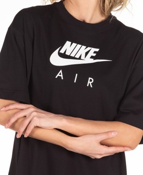 NIKE koszulka damska T-SHIRT bawełna CZARNA R.S