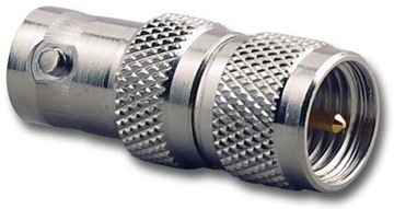 Adapter BNC gniazdo / mini UHF wtyk