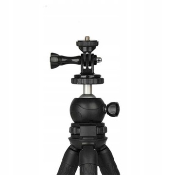 Aluminiowy adapter statywowy 1/4 cala + śruba montażowa typu GoPro 5 6 7 8