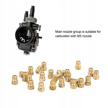 25 ШТ. DELLORTO 55-115 M5 ГЛАВНЫЙ ЖИКОР КАРБЮРАТОРА