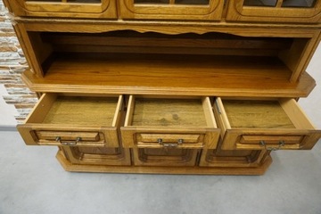 ВИТРИНА КУХОННЫЙ БУМАЖНИК, ДУБ, ширина 168 см, п-717