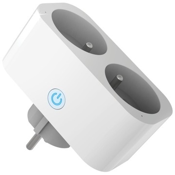 ДВОЙНАЯ УМНАЯ РОЗЕТКА WIFI ТАЙМЕР 2В1 TUYA SMART