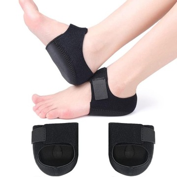 PODPIĘTKI NA OSTROGI PIĘTOWE SILIKONOWE WKŁADKI DO PIĘT OSŁONA BOLĄCE PIĘTY