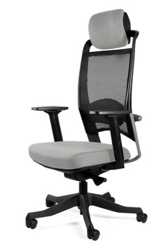 Fotel FULKRUM Szary Biurowy Krzesło Ergonomiczny