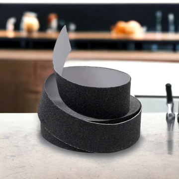 Taśma antypoślizgowa czarna 50mm 6m BARDZO MOCNA ostrzegawcza oznaczeniowa