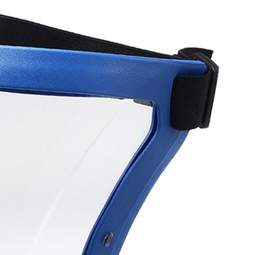 Полнолицевой щиток Легкий противозапотевающий лицевой щиток, синий и прозрачный