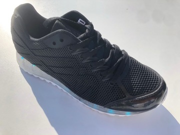 BUTY LED ŚWIECĄCE ADIDASY CZARNE ZX FLUX LEDOWE PODŚWIETLANE PODESZWY r.40