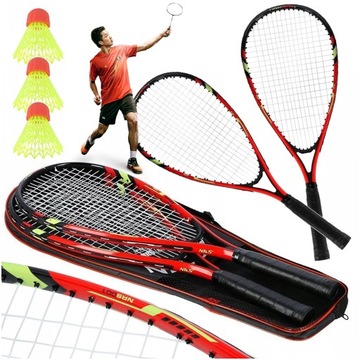 НАБОР SPEEDMINTON BABINGTON ROCKET РАЗНЫХ С КРЫШКОЙ CROSSMINTON, 3 РАЗНЫХ РАЗНЫХ МОДЕЛИ
