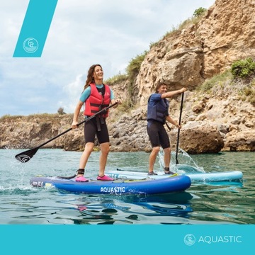 Deska do pływania SUP AQUASTIC perth 325cm zestaw WIOSŁO POMPKA PLECAK
