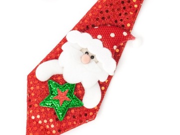 Krawat dziecięcy dla chłopca ŚWIĘTA MIKOŁAJ