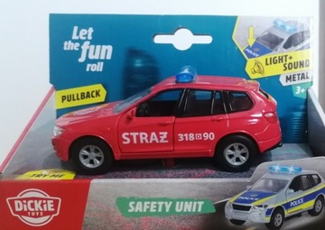 AUTO STRAŻACKIE STRAŻ DICKIE 12CM ŚWIATŁA DŹWIĘK