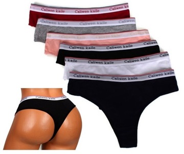 6x MAJTKI DAMSKIE FIGI STRINGI BAWEŁNIANE XL/XXL