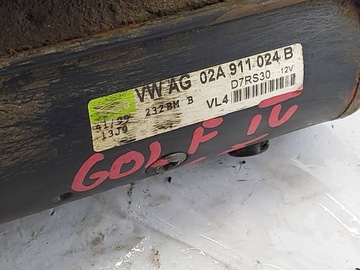 STARTÉR 02A911024B D7RS30 VALEO VW GOLF IV MK4 (1J1) BORA LEON 1.9 TDI