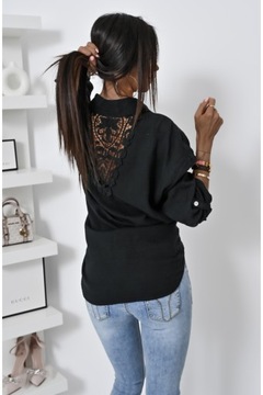 ПОТРЯСАЮЩАЯ ВЕСЕННЯЯ РУБАШКА С КРУЖЕВОМ SAINTE! WZ.2