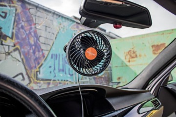 ТУРБОВЕНТИЛЯТОР АВТОМОБИЛЬНЫЙ ВЕНТИЛЯТОР 12В 15см 6