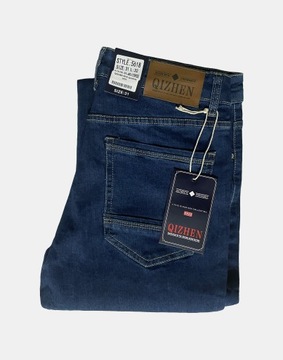 Мужские джинсовые брюки Техасские джинсы Прямые джинсы Темно-синие 5618 W34 L32