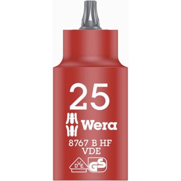 WERA nasadka TX 25 VDE Torx 3/8 cala Zyklop 8767 B 05004921001