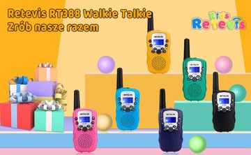 Retevis RT388 Walkie Talkie VOX 8 kanałów