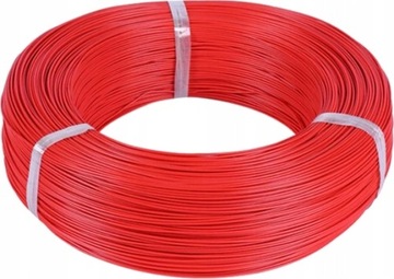 PRZEWÓD SILIKONOWY 8,4 mm2 8AWG czerwony 1m MSP