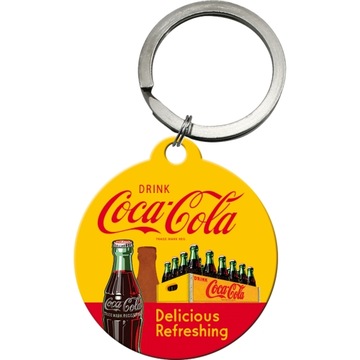 Brelok COCA-COLA do kluczy metalowy prezent