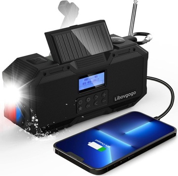 Libovgogo DF-588D przenośne radio DAB+ FM z wodoodporne